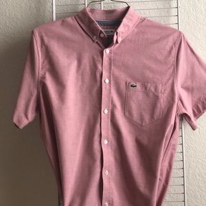 Men’s Lacoste short sleeve Oxford